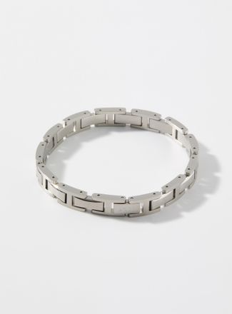 BOSS Mens Mesh-like stainless sT-Shirtl bracelet