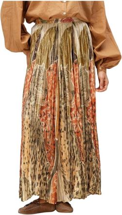 Mes Demoiselles... Justy Midi Rok - Dames - Maxi Rokken - Veelkleurig - XL - Rokken