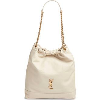 Saint Laurent Large Jamie 4.3 Patchwork Leather Shoulder Bag in Blanc Vintage at Nordstrom