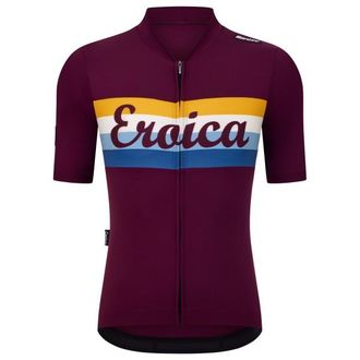 Santini Eroica Timo S/S Jersey Velotrikot - Unisex | lila