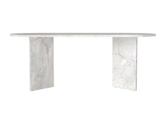 VENTE-UNIQUE.COM Mesa de comedor madera blanco