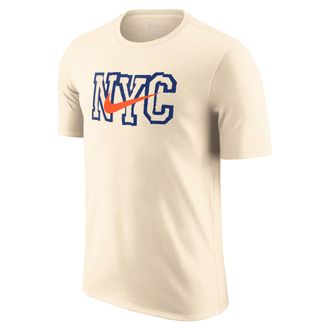 Nike New York Knicks Essential City Edition Nike Mens NBA T-Shirt in Brown | HV5557-120