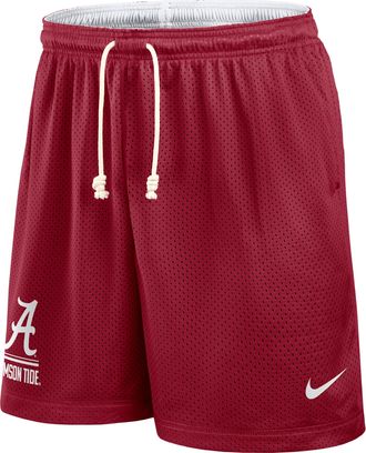 Nike Alabama Courtside Nike Mens Dri-FIT College Reversible Shorts in Red | 03BF99MIABN-11C