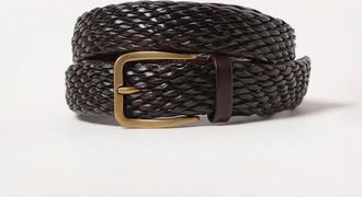 Brunello Cucinelli Cintura Brunello Cucinelli in pelle intrecciata