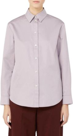Max Mara Wisteria Shirt - Dames - Overhemden - Paars - L - Overhemden