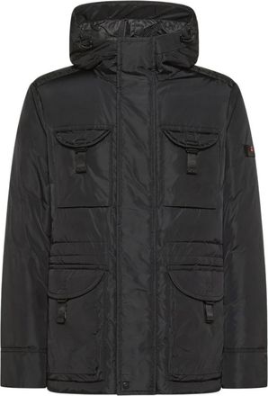 Peuterey Aiptek NBE 03 Field Jacket - Heren - Gewatteerde jassen - Zwart - XL - Polyester - Jassen