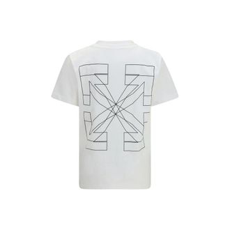 Off-white Mens White Cotton T-Shirt