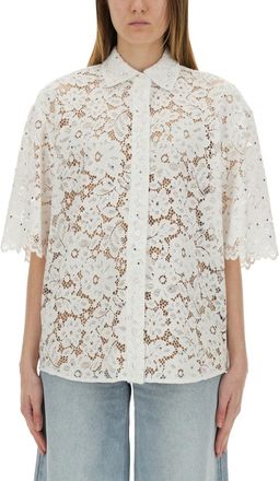 Michael Kors Floral Lace Shirt-Donna