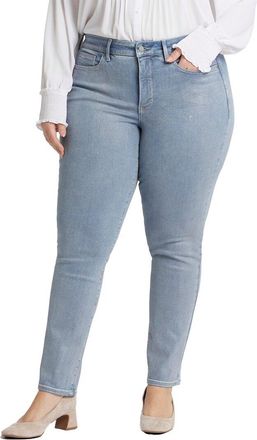 NYDJ Nydj Plus Sheri Sparkling Lights Slim Jean