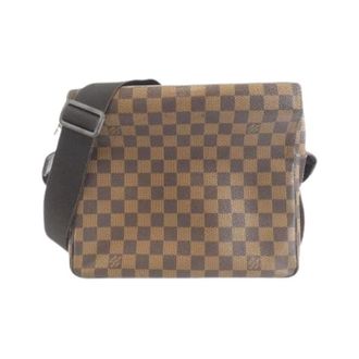 Louis Vuitton Pre-owned Cross Body Bags, male, Brown, Size: ONE SIZE Pre-owned Naviglio Damier Shoulder Bag