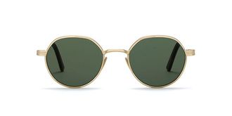 L.G.R Meknes 6465 Mens Sunglasses Gold Size 51