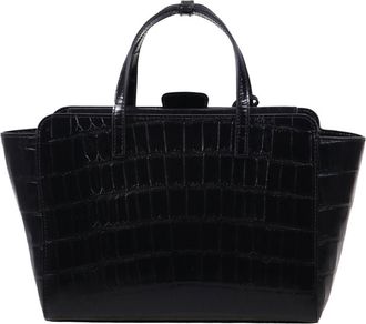 Hidesins Womens Black Leather Handbag Calf Handbags Hand Bags