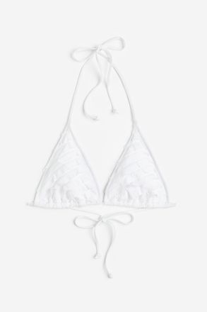 H&M Triangel-Bikinitop - White