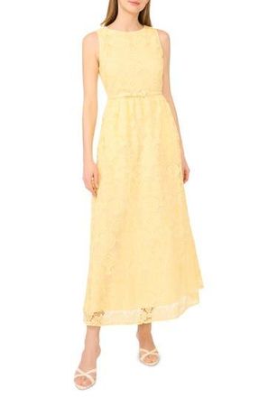 Ted Baker Meli Lace Sleeveless Maxi Dress in Creamed Corn at Nordstrom Rack, Size 10