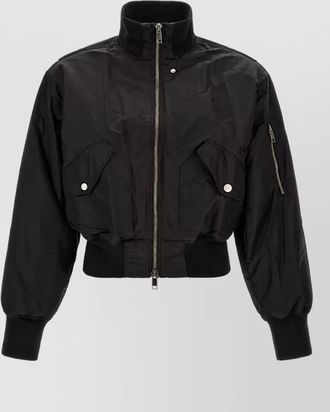 Entire studios cropped padded bomber jacket