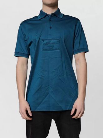 Dolce & Gabbana cotton logo polo shirt