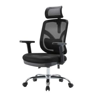 Hhg Hhg - Sihoo Silla De Oficina Silla De Escritorio, Ergon&oacute;mica, Apoyo Lumbar Regulable Y Reposabrazos, Negro