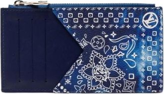Louis Vuitton Pre-owned Wallets, male, Blue, Size: ONE SIZE Pre-owned Monogram Business Card Case