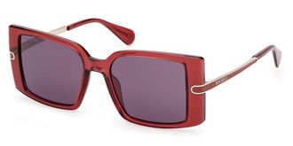 Max & Co. MO0120 69Y Womens Sunglasses Burgundy Size 53