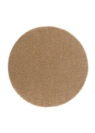 Atticgo Alfombra redonda shaggy lino 130x130 cm