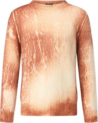 Avant Toi Kasjmier Gebreide Trui - Heren - Cashmere truien - Oranje - L - Kasjmier - Truien & Vesten