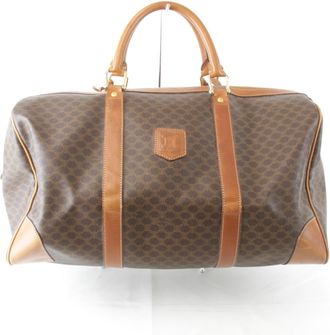 Celine Brown Leather Boston Bag (Pre-Owned)