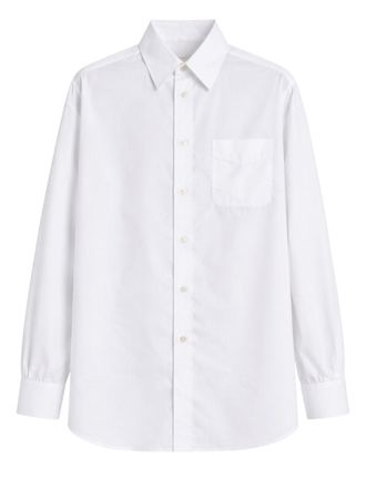 Namacheko White Grinda Pointed Collar Shirt