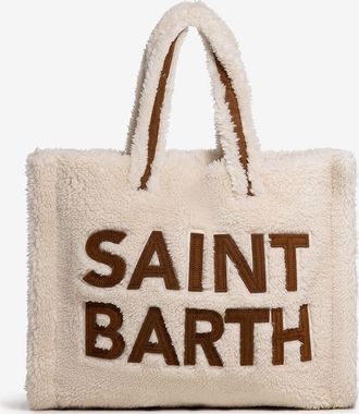MC2 Saint Barth Shopper aus Pl&uuml;sch Soft Teddy