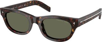 Prada PR C09SF Asian Fit Polarized 17N03R Mens Sunglasses Tortoiseshell Size 52