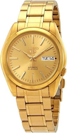 Seiko Mens Classic Gold Dial Watch