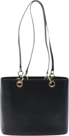 Ferragamo Pre-owned Bucket Bags, female, Black, Size: ONE SIZE Pre-owned Leather Bucket Bag