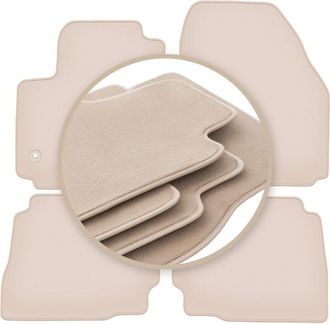 OEM Alfombrillas Premium Beige Para: Ford Mondeo Mk4 Liftback, Sed&aacute;n, Familiar 2012-2014