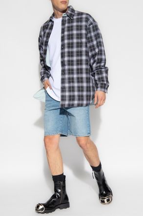 Diesel Denim Shorts, Mens, Blue