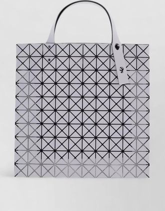 Bao Bao Issey Miyake geometric pattern shoulder bag top handles