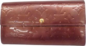 Louis Vuitton Violet Long Wallet (Bi-Fold) (Pre-Owned)