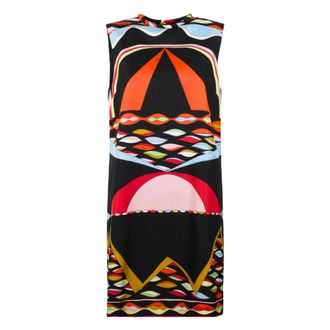 Pucci Vestido de Seda Estampado Dune - Dresses - Mujer - Multicolor - M