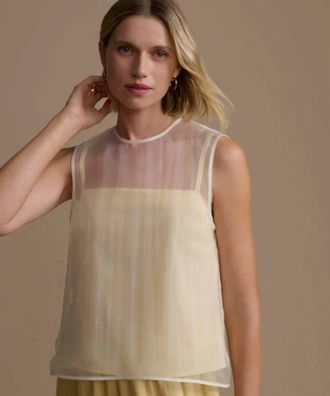 Jenni Kayne Cora Top In Pale Yellow