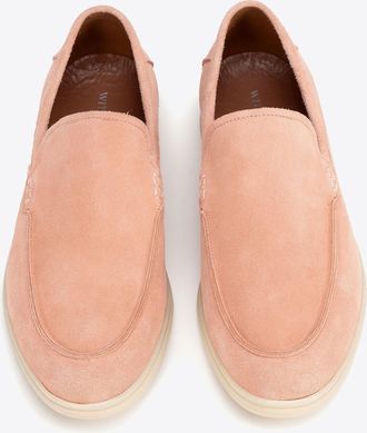 Wittchen Heren Mocassins van echt su&egrave;de leer, roze