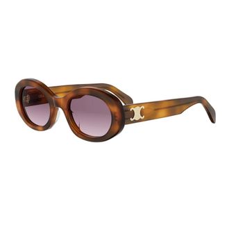 Celine Celine - Triomphe 01 Zonnebril - Dames - Accessoires - Bruin - Maat: 52 MM