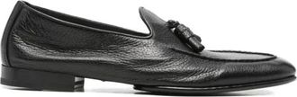 Doucal's Tassel Moc Adler Loafer - Heren - Loafers - Zwart - 41 1/2 EU - Leer - Schoenen
