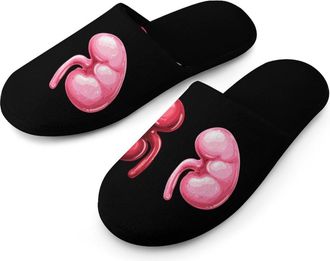 Generic Two Kidney Mens House Slippers Slip Indoor Slipper On Shoes Warm Outdoor