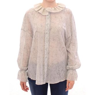 Vika Gazinskaya Dames, Blouses & Shirts, Veelkleurig, Maat: 3XS Katoen