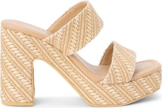 Matisse Footwear Womens Gem Platfrom Heels In Tan