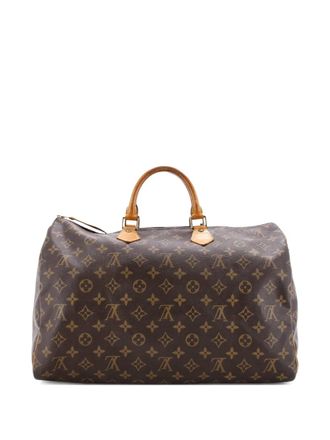 Louis Vuitton Speedy Handbag Monogram Canvas 40 satchel - Marrone