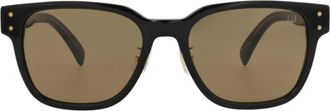 Dunhill 56mm Square Sunglasses in Black Brown at Nordstrom Rack