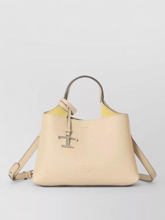 Tod's micro leather shoulder bag structured design