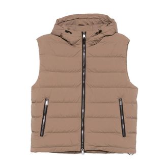 HUGO BOSS Vests, male, Beige, Size: M Vest