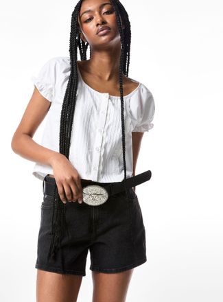 Levi's Womens A-line mom short