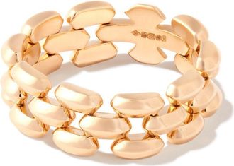 Lizzie Mandler 18K Yellow Gold Three Row Cleo Ring - Mens - 18kt Yellow Gold