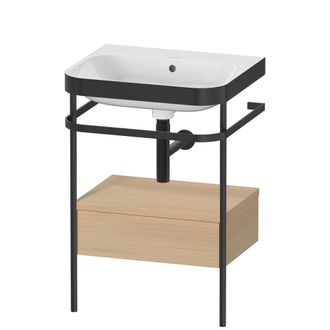 Duravit Set Duravit Happy D.2 Plus Con Consola Met&aacute;lica Y Caj&oacute;n